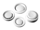 Afvoerventiel, Zehnder ComfoValve Via STB, Ø125mm, rond, wit